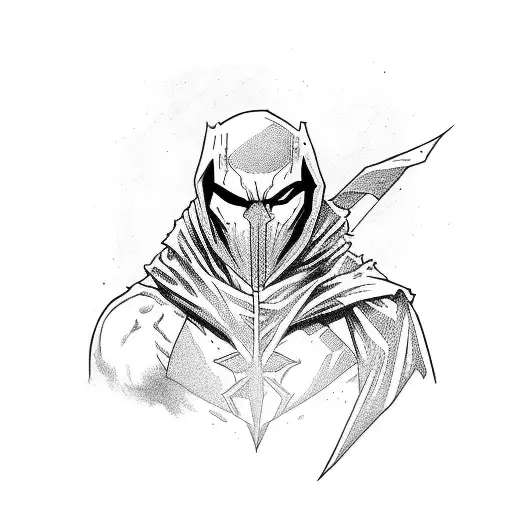 Spawn Comic Hero With Red And Black Colors