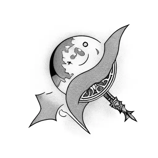 Dagger With Moon