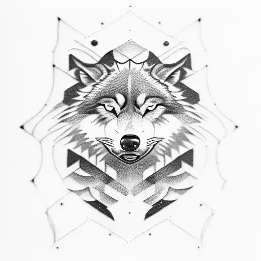 Combine A Wolf And A Ghost In A Hauntingly Beautiful Design