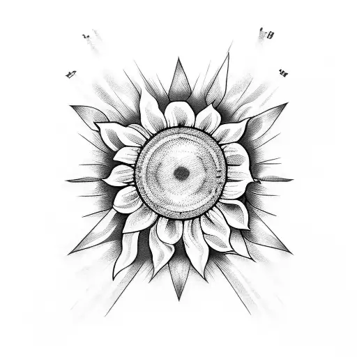 Dj Decks With A Sunflower