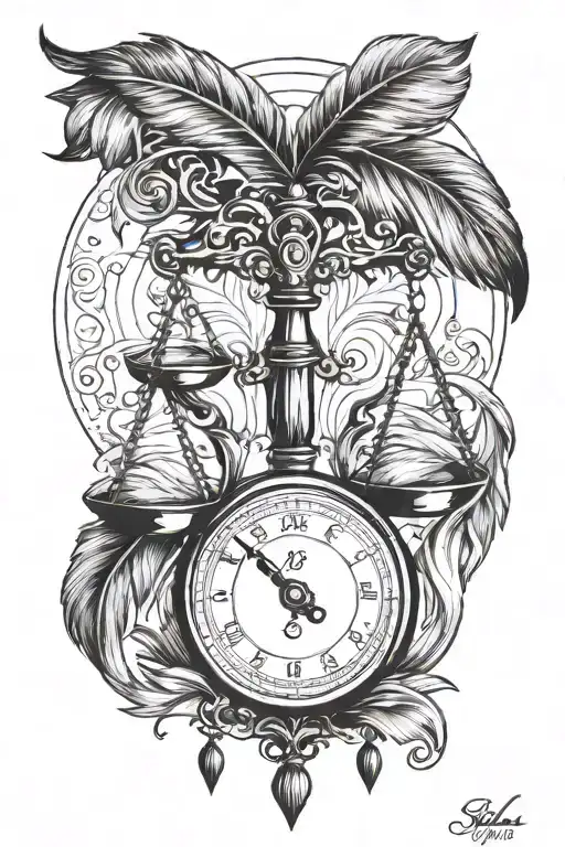 A Balance Scale With A Heart On One Side Of The Scale And A Feather On The Other Side Of The Scale