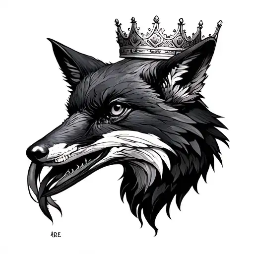 Raven Kills A Fox In A Crown
