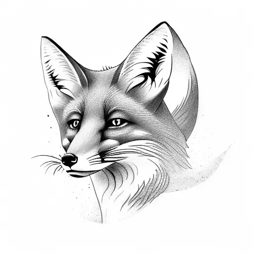 Create A Tattoo Based On Photographic Elements Of A Fox