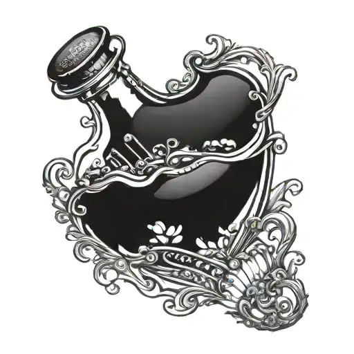Black Pearl In A Bottle