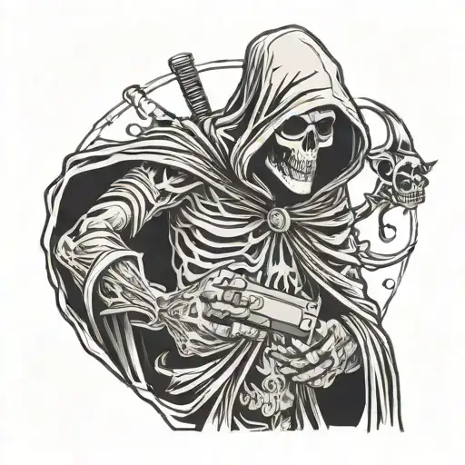 Grim Reaper With Xbox Controller
