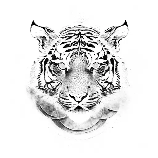 Whole Tiger With A Spiral Body