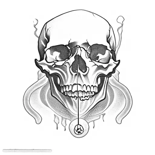 Grim Reaper Fear No One Skull