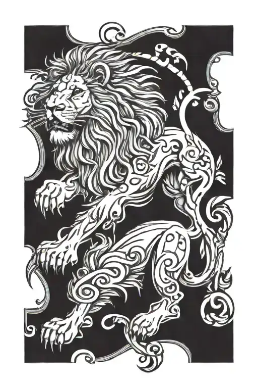 Lion And Cross With 11-12-23