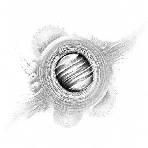 A Swirling Galaxy Inside A Human Brain