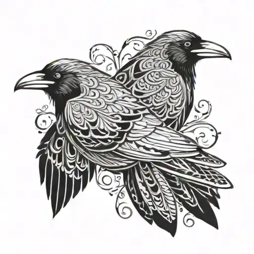 The Noxious Ravens Nordic Hugin Munin