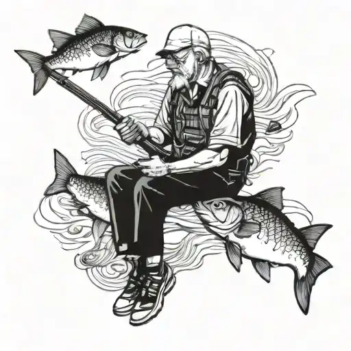 With Grandpa Memorial Fishing