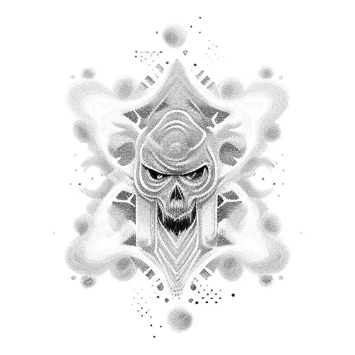 A Pixelated Video Game Character Surrounded By A Swirling Vortex Of Color