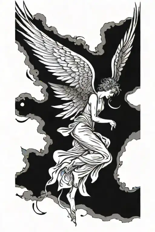 Anjo Icarus Falling From Sky