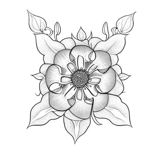 Sampaguita Flowers In Vine Shape In A Column