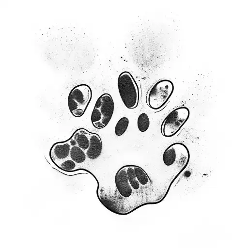 Dog Paw Prints