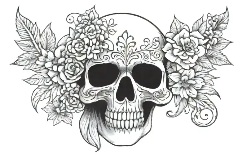 Sugar Skull Full Body Tattooing Skulls