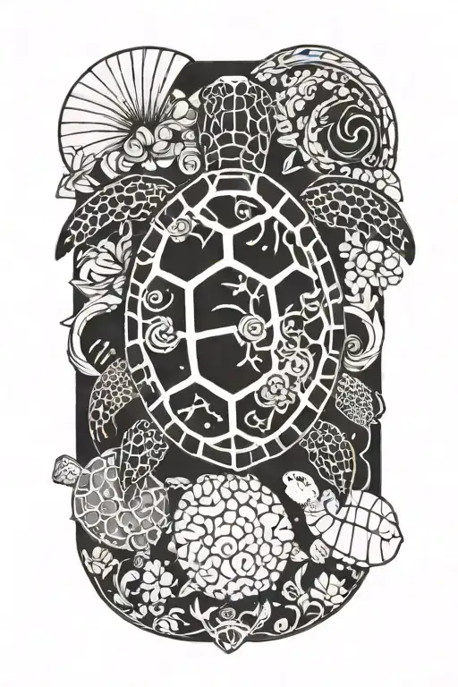 Semi Colon On A Turtles Shell