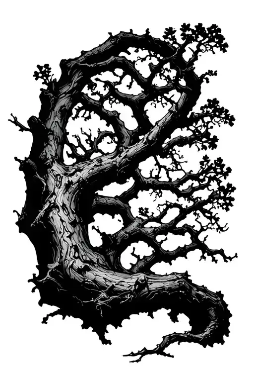 Mangled Tree Branches