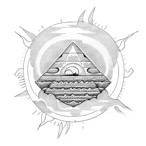 Sun And Moon Pyramid