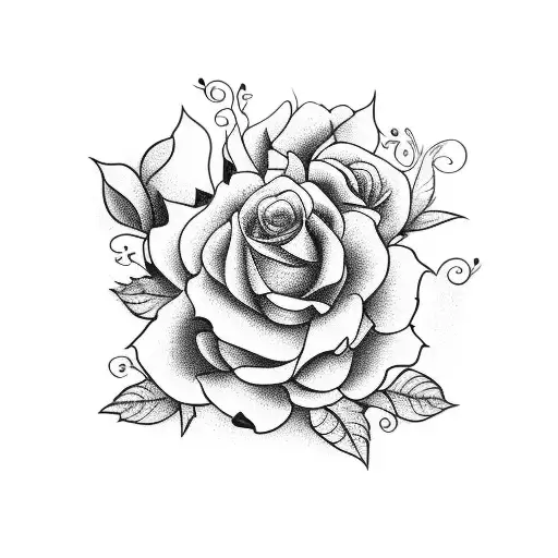 Gothic Flowers Forearm