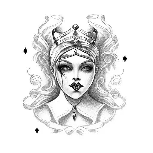 Queen Of Hearts Gothic Cute