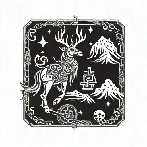 Incorporate Symbols Of Norse Gods Into A Tattoo Inspired By Video Game Graphics