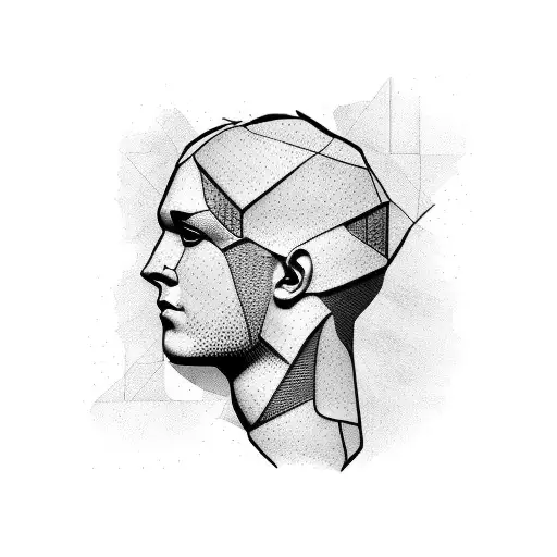 Broken Statue Of David Head Patchwork