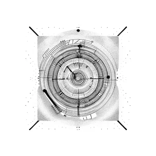 A Vinyl Record With A Pulse Line Running Through It