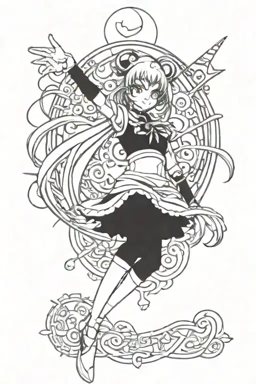 Sailor Moon Naruto Tokyo Ghoul Sleeve