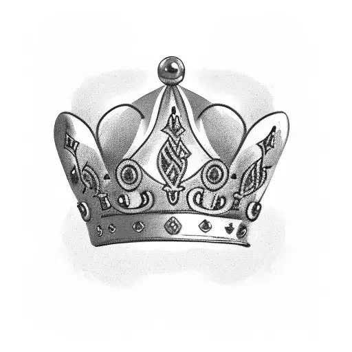 A Crown With The Date 30Th April 1974 Underneath