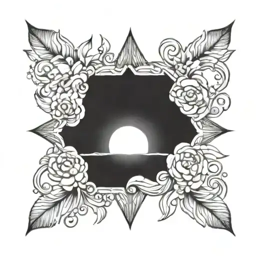 Sunset Black And White