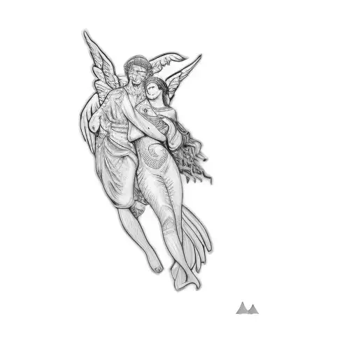 An Angel And A Woman