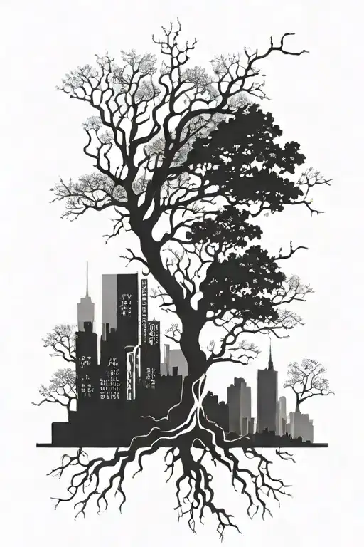 Tree With Cities As Branches