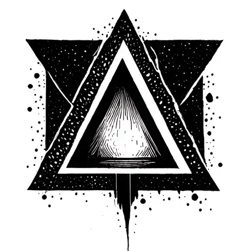 Something Abstract With A Triangle That I Can Put On My Ankle
