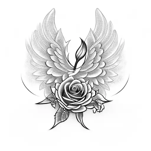 Roses And Diamonds Angel