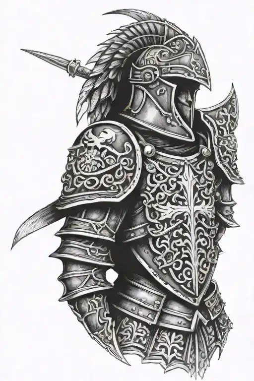 Polish Winged Hussar Armor Irish Catholic Cross