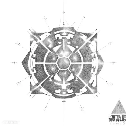 A Constellation Of Star Wars Characters Playing Football