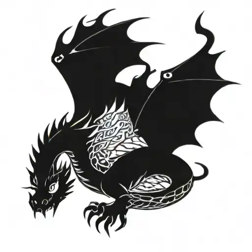 Dragon For Cover Shoulder