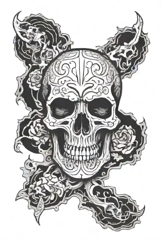 Between Hell And Heaven Without Skull Face