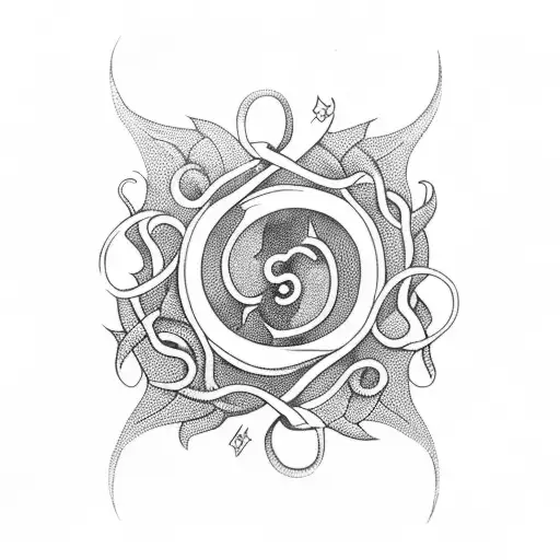 A Spiral Vine With Spades Instead Of Leaves