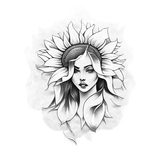 Sunflower Woman
