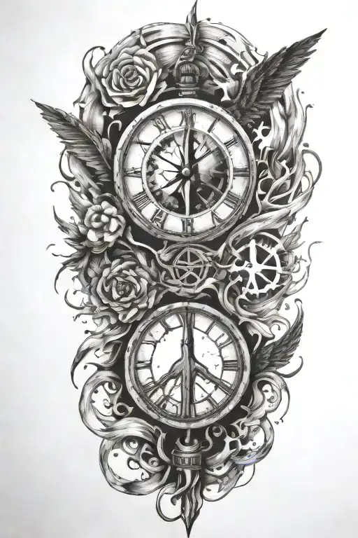 Peace And Conqueror And Lightining Storm And Time