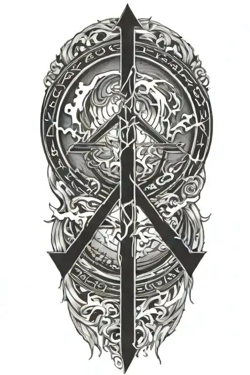 Peace And Life And Conqueror And Lightining Storm