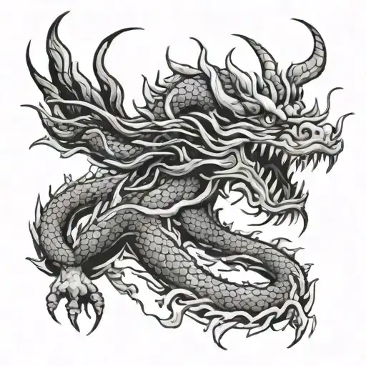 Chinese Demonic Dragon