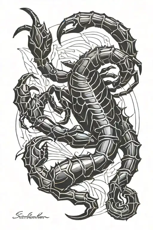 Scorpion Abstract