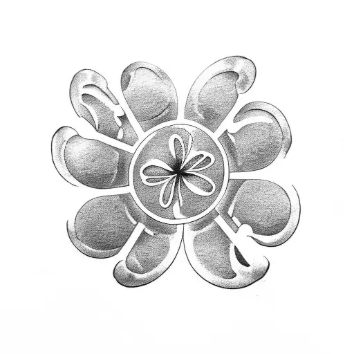 Butterfly Four Leaf Clover