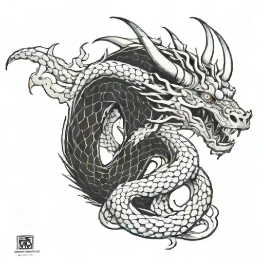 Dragon Bull And Snake