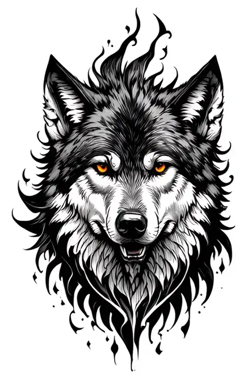 Dark Half Wolf
