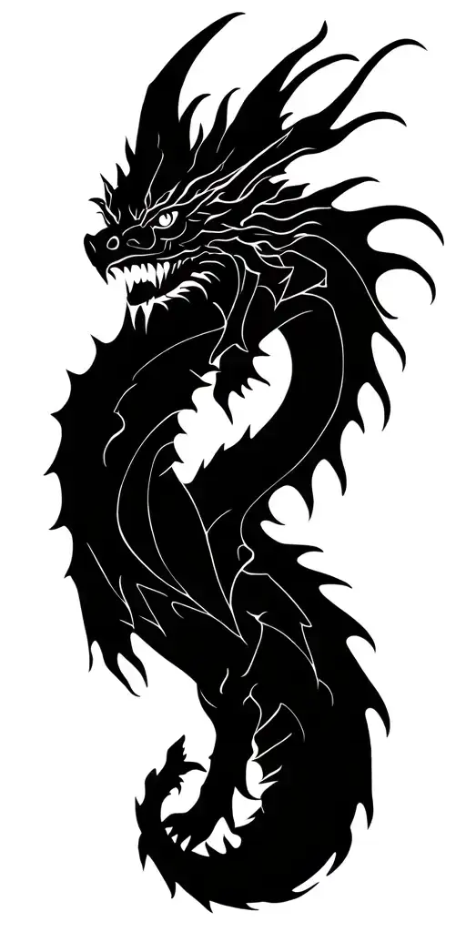 Norse Dragon Protecting Children