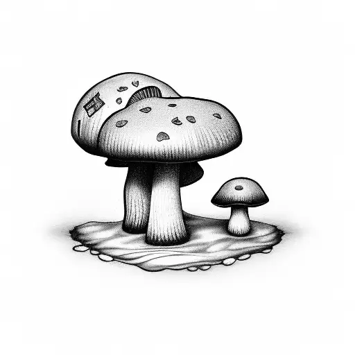 A Female Mushroom Questioning Reality